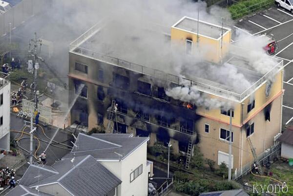 京都动画公司第一工作室纵火事件